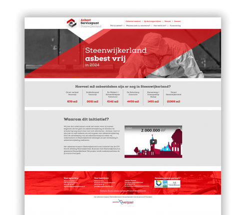Wat hebben wij gemaakt: Website Asbestservicepunt Steenwijkerland